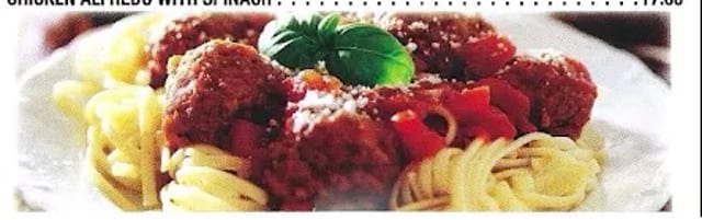 Spaghetti w/ Meatballs.