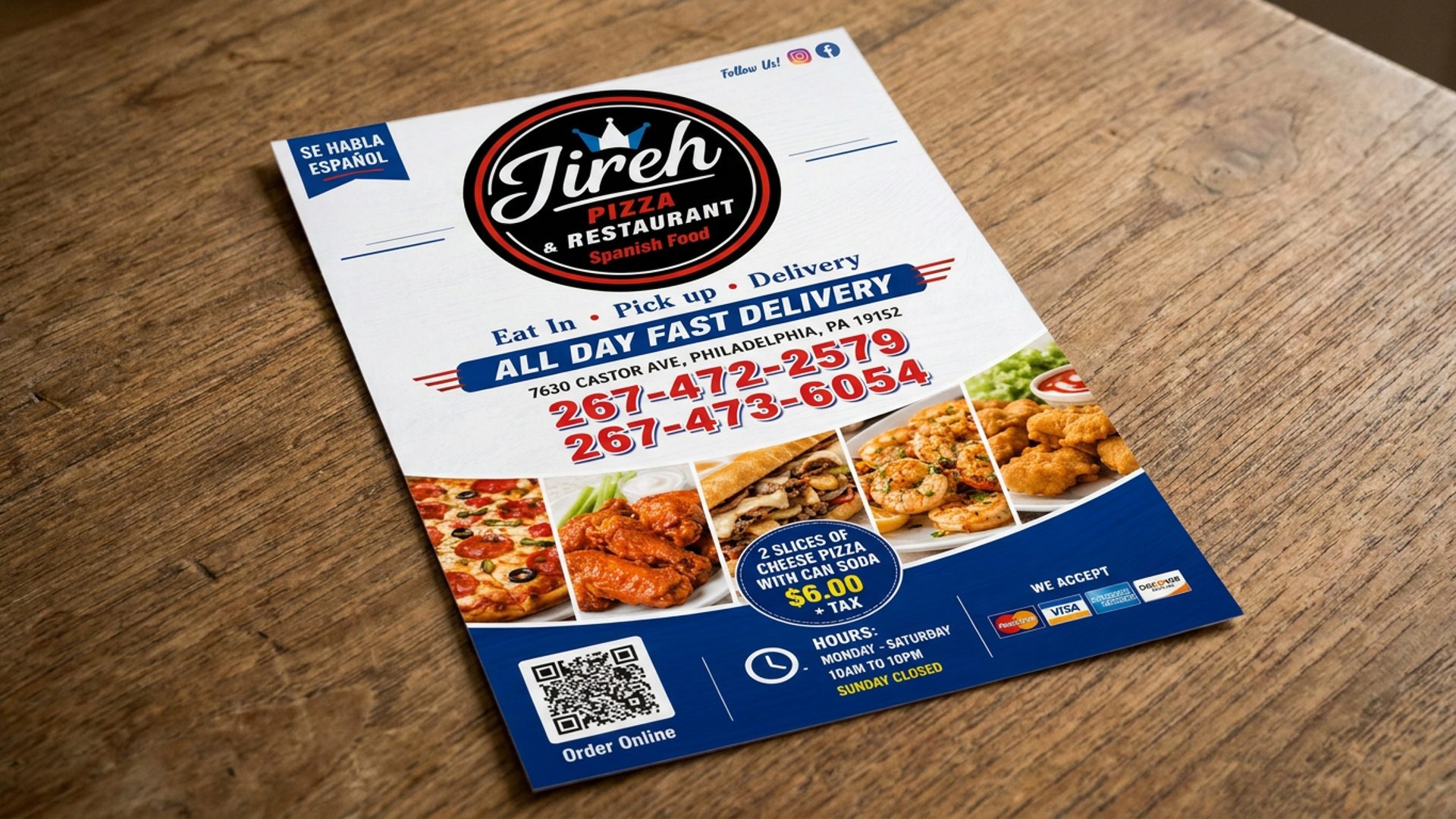 Jireh Pizza & Restaurant Rewards