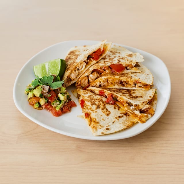 Chicken Deluxe Quesadilla.