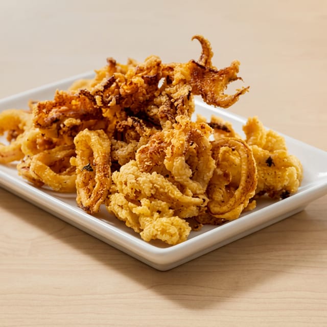 Fried Calamari Platter.