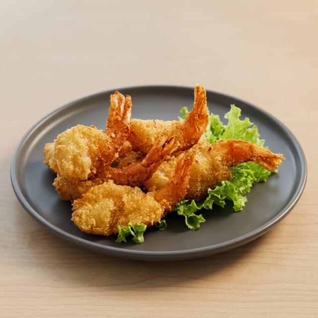 6 Fried Shrimp Platter.
